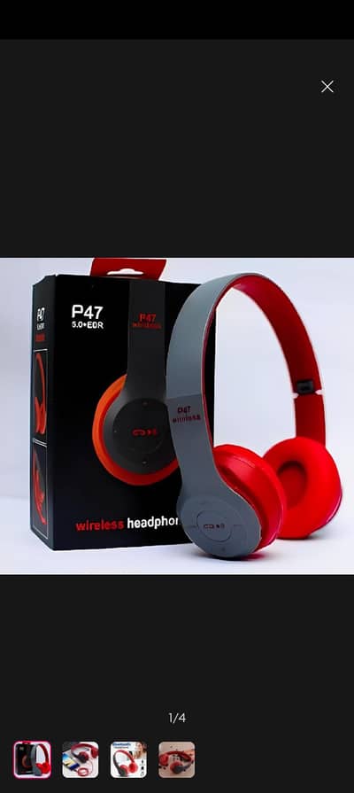 P47 Bluetooth Foldable headphone
