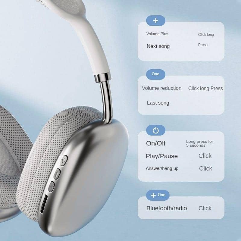 P9 wireless headphone 1