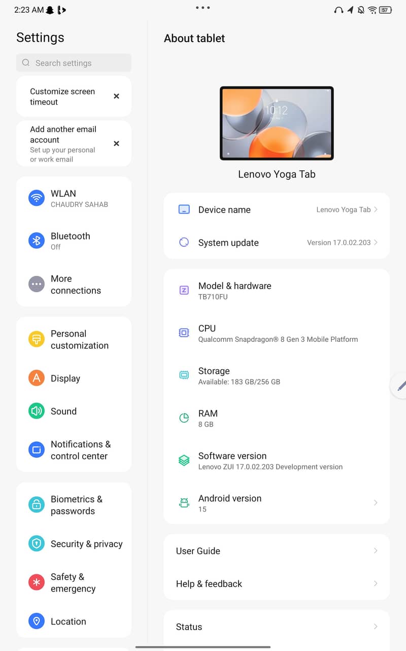yoga tab 1