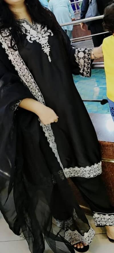 Embroidered Silk dress