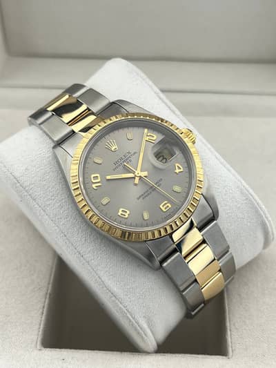 WATCH BUYER | Rolex Oyster Perpetual Date 34mm Ref. 15223 Jacob & Co