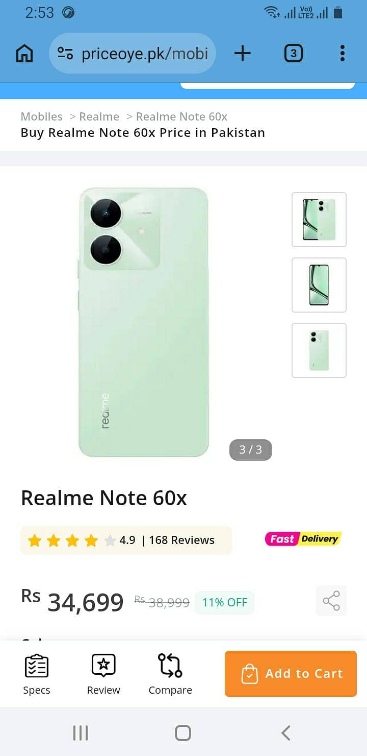Realme Note 60x 2