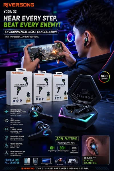 gaming air birds RGB lights