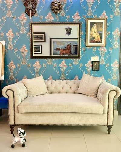 Chesterfield 2seater Sofa Hardly used