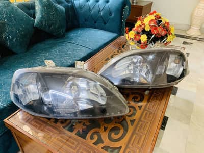 Honda civic 1999 till 2001 front rs converted lights