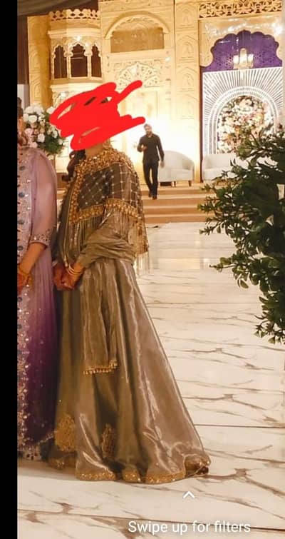 Wedding/ party wear dress | wedding formals | Cape style dress