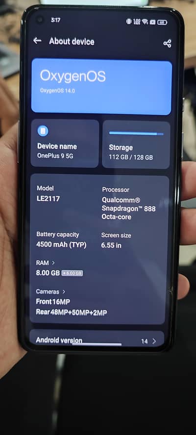 One Plus 9T American he koi line Ka issue ni