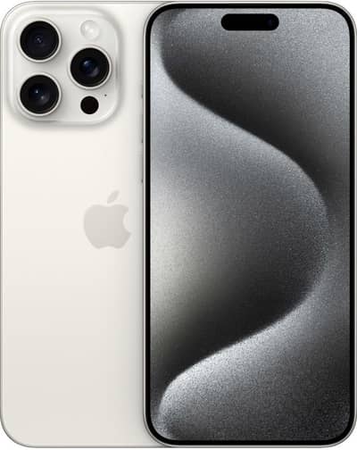 Apple iPhone 15 Pro Max white colour 100% health
