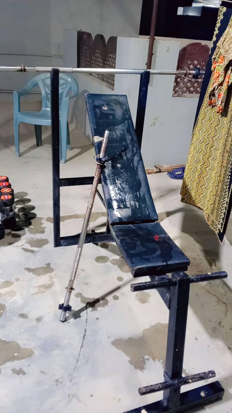 dumbbells & Walk machine 2