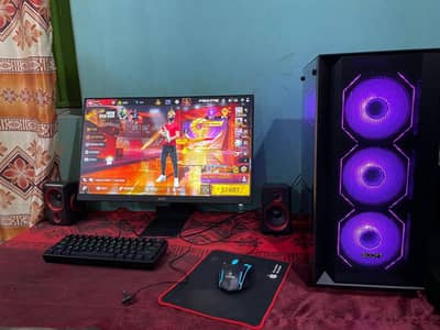 i7 4770 With rx580 8gb dual fans
