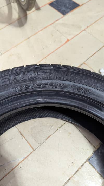 Japanese Tyres 155/65 R14 (Pair of 2)
