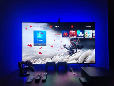 Ps4 Pro Jailbreak 1.5Tb, 4x Dualshock4 controllers & TCL 120Hz QLED