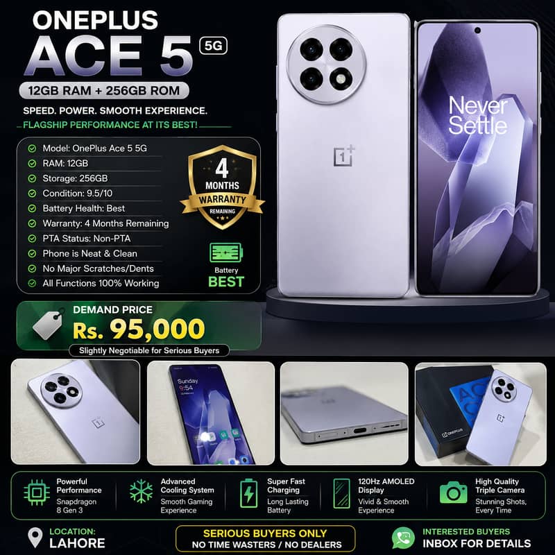 One Plus Ace 5 0