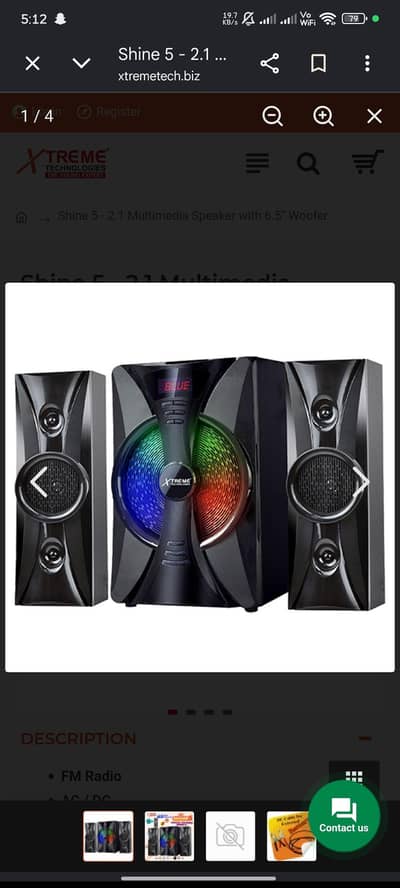 shine 5 sound system