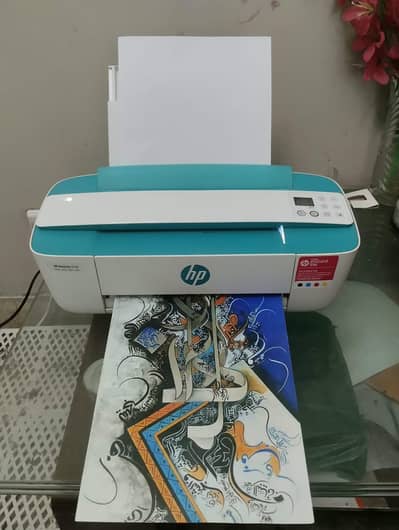 hp Deskjet 3750 wifi all in one wireless  printer color black