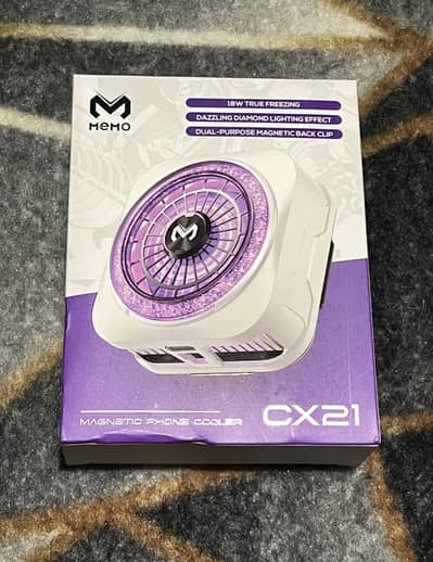 MeMo CX21 Magnetic Phone Cooler | 18W True Freezing Cooling Fan | RGB