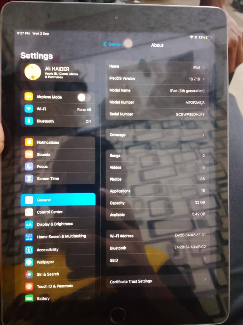 ipad 5 32gb 2