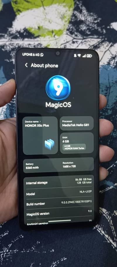 Honor X5c plus