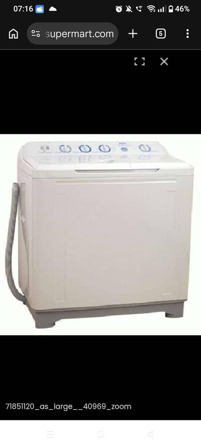 haeir washing machine for sale