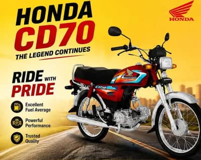 New Honda Cd 70 for Urgent Sell