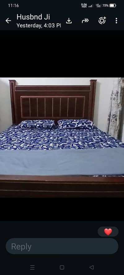 bed with matruss available