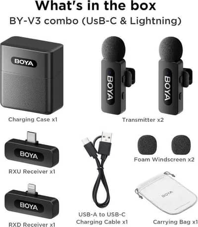 BOYA Wireless Mic Only 20 Days Use