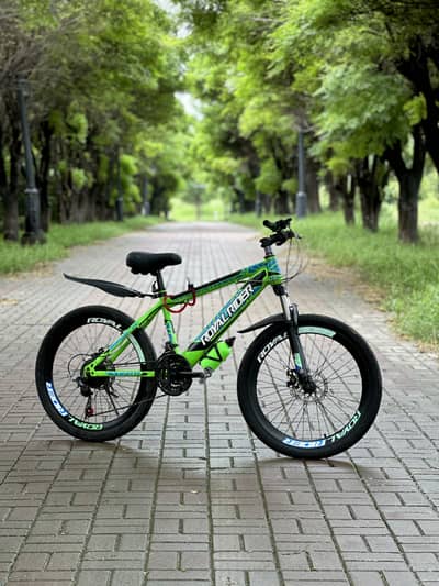 Slightly used mountain bicycle for sale.