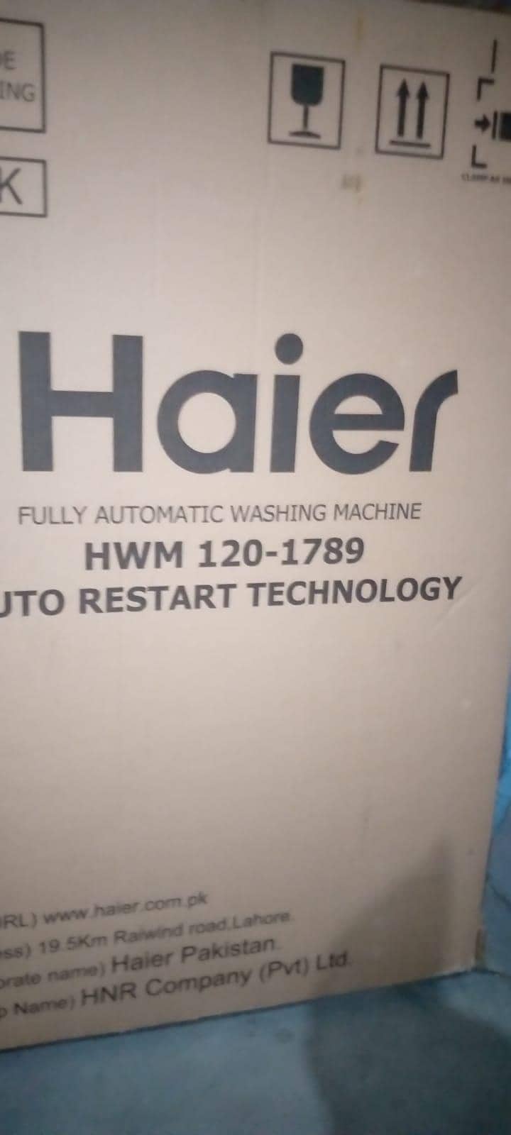 Haier fully automatic machine auto restart technology 2