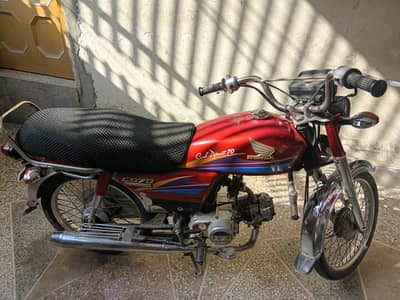 Honda CD 70-2010 Model- Own Name- Good Condition