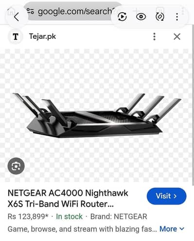 NETGEAR Nighthawk X6S AC4000 Tri-Band WiFi Router – R8000P