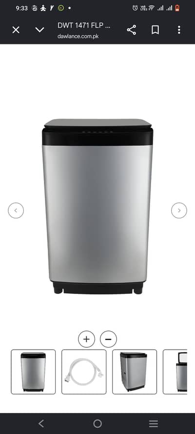 Excellent condition washing machine for sale