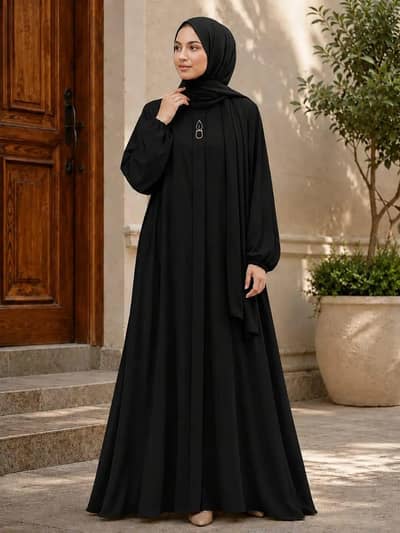 Nida Plain Classic Abaya