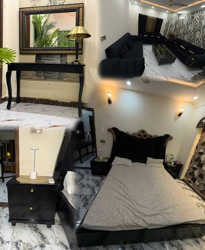 Luxury Complete Home Furniture Set (Bed,Mattress,3Sofas,Console,table)