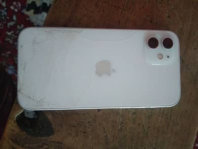 I fhone 12 JV non pta 64gb 77 health all original back break