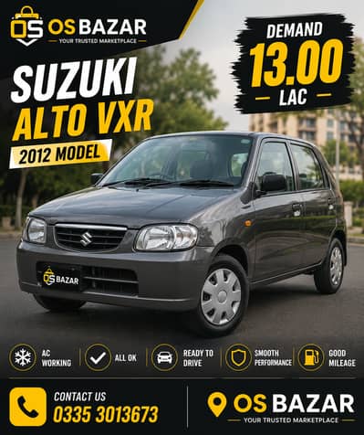 Suzuki Alto VXR 2012 – Gun Metallic