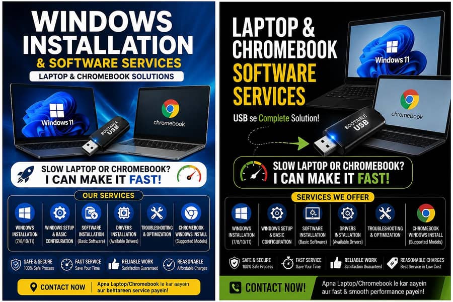 Laptop & Chromebook Software Services | Windows Install Software setup 0