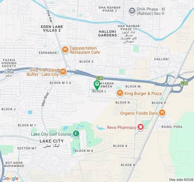 10 Marla Hot Location Corner Plot Available For Sale In Khayaban E Amin Block L Near 100 Feet Road And Park