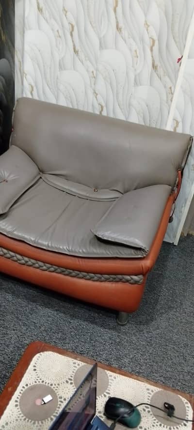 Beautiful leather sofa