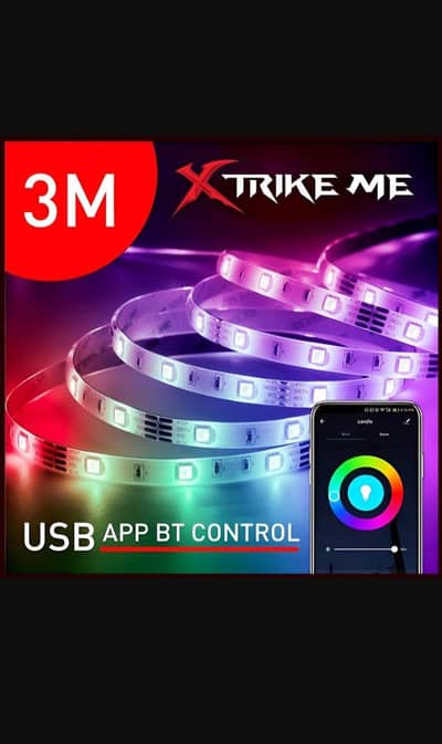 led light strip 3 meter long mobile control.