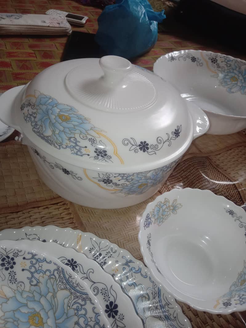 marble dinner set 1