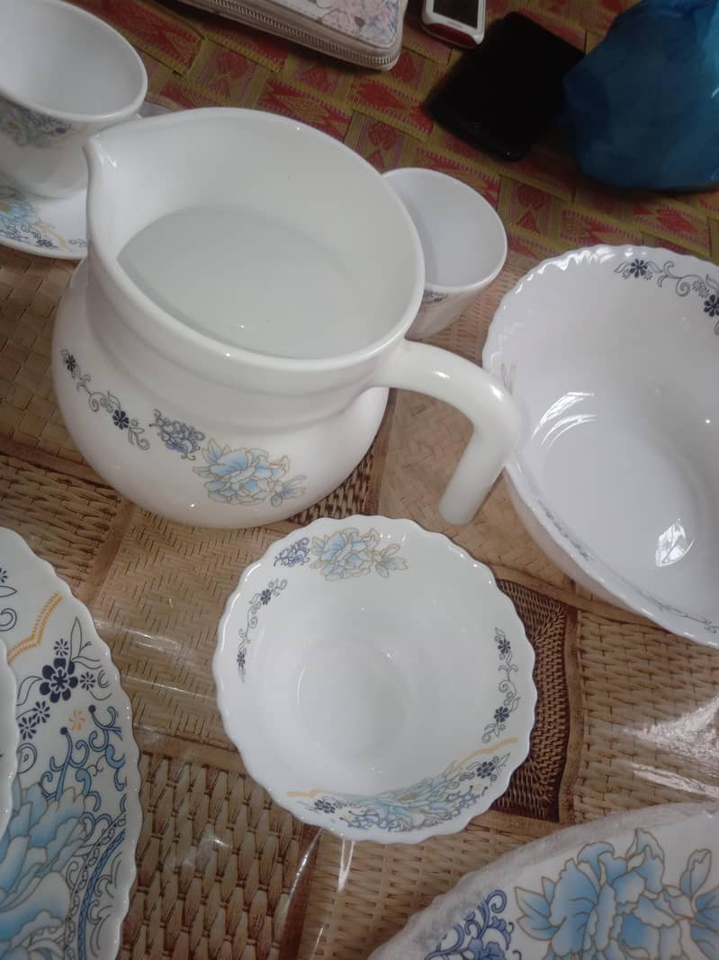 marble dinner set 5