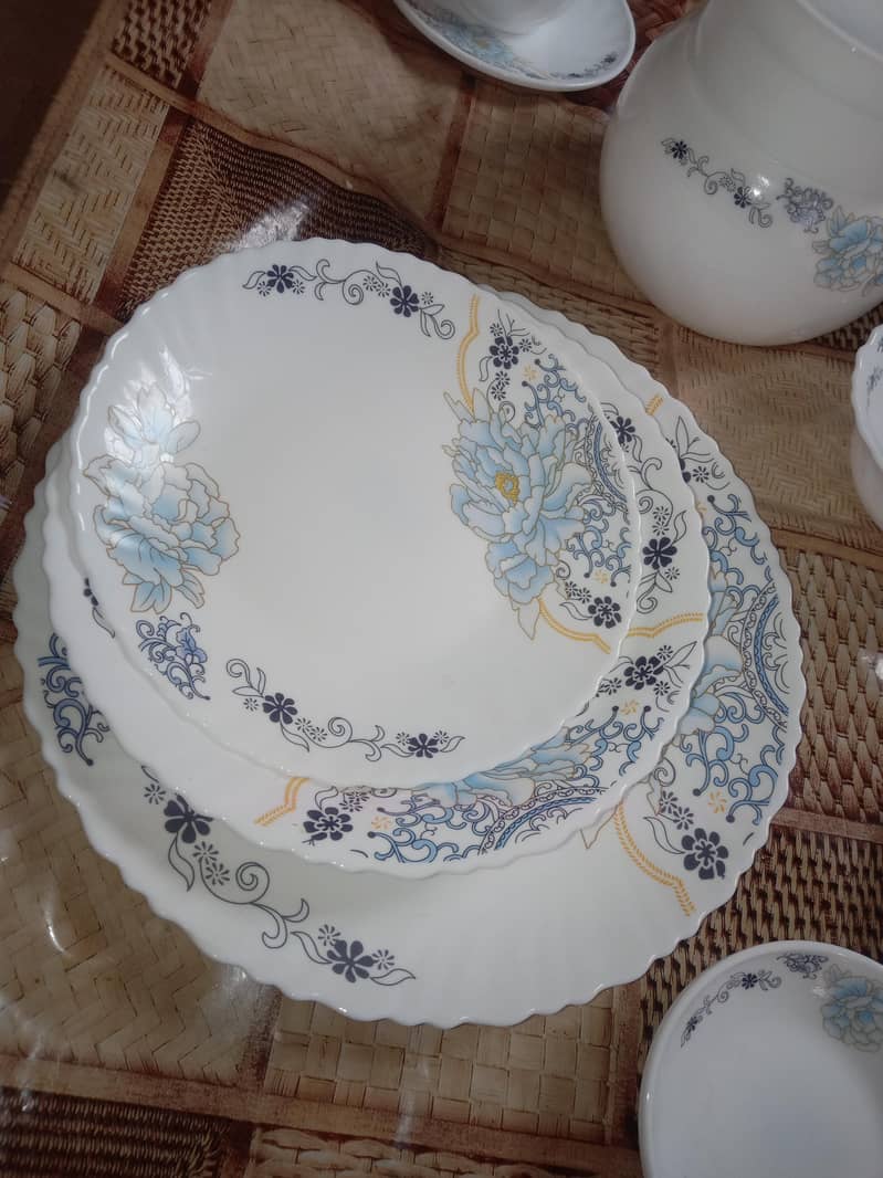 marble dinner set 7