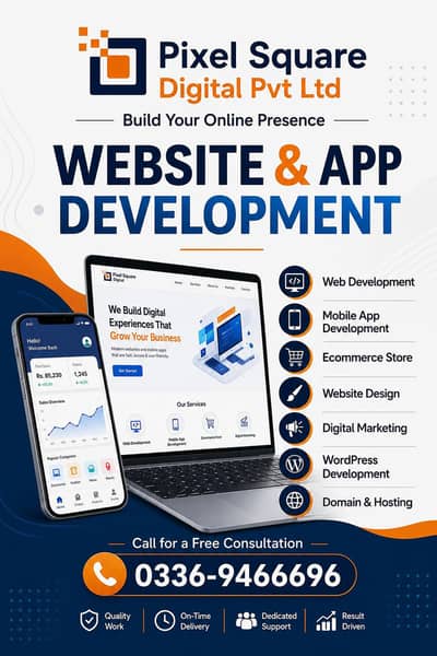 Web & App Development Services in Pakistan 