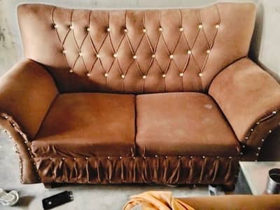 velvet sofa