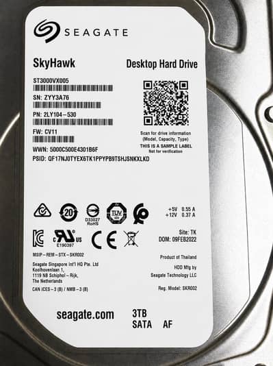 3TB Seagate Hard Disk 100% Health Best For Desktop Use