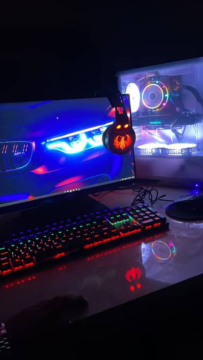 Gaming pc with high specs full setup