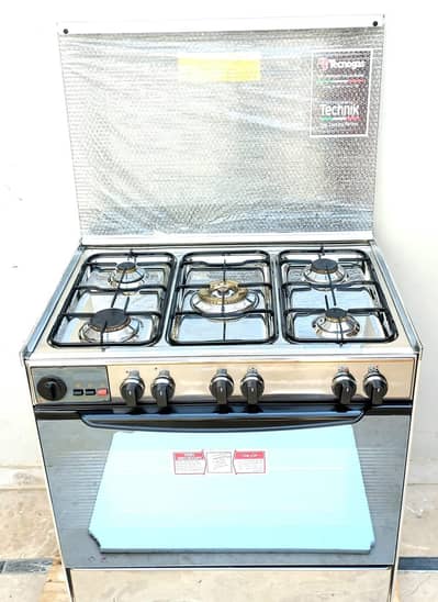 Italian Oven Tecnogas Cooking Range 5 Burners Stove Technogas