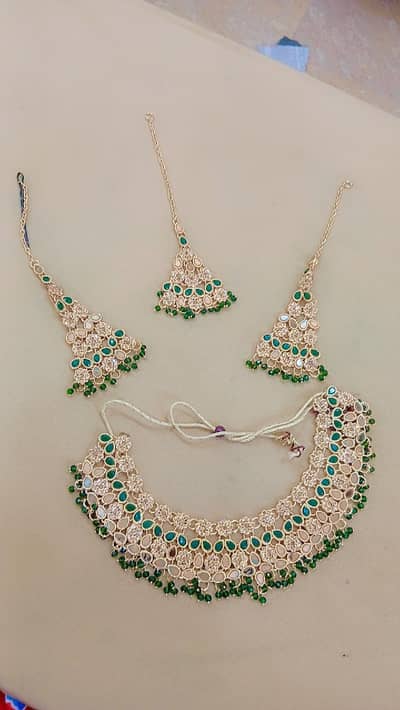 Bridle kundan set only 1 time use