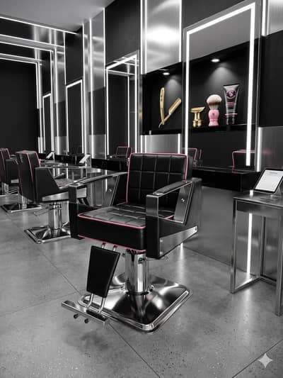 Barber chair/Cutting chair/ Shampoo unit/Trolly/Saloon Furniture.