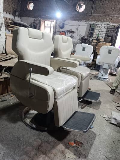 Barber chair/Cutting chair/ Shampoo unit/Trolly/Saloon Furniture.